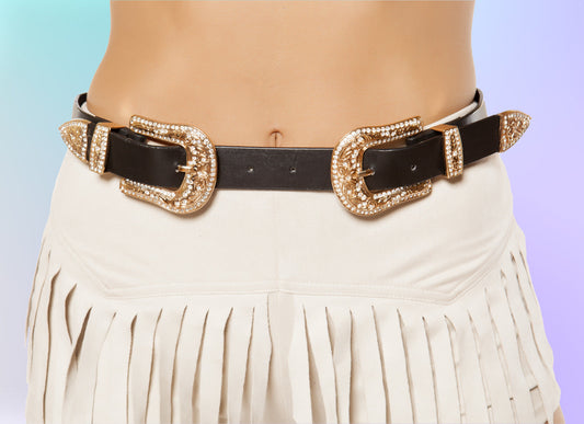 3354 - Adjustable Double Buckle Belt