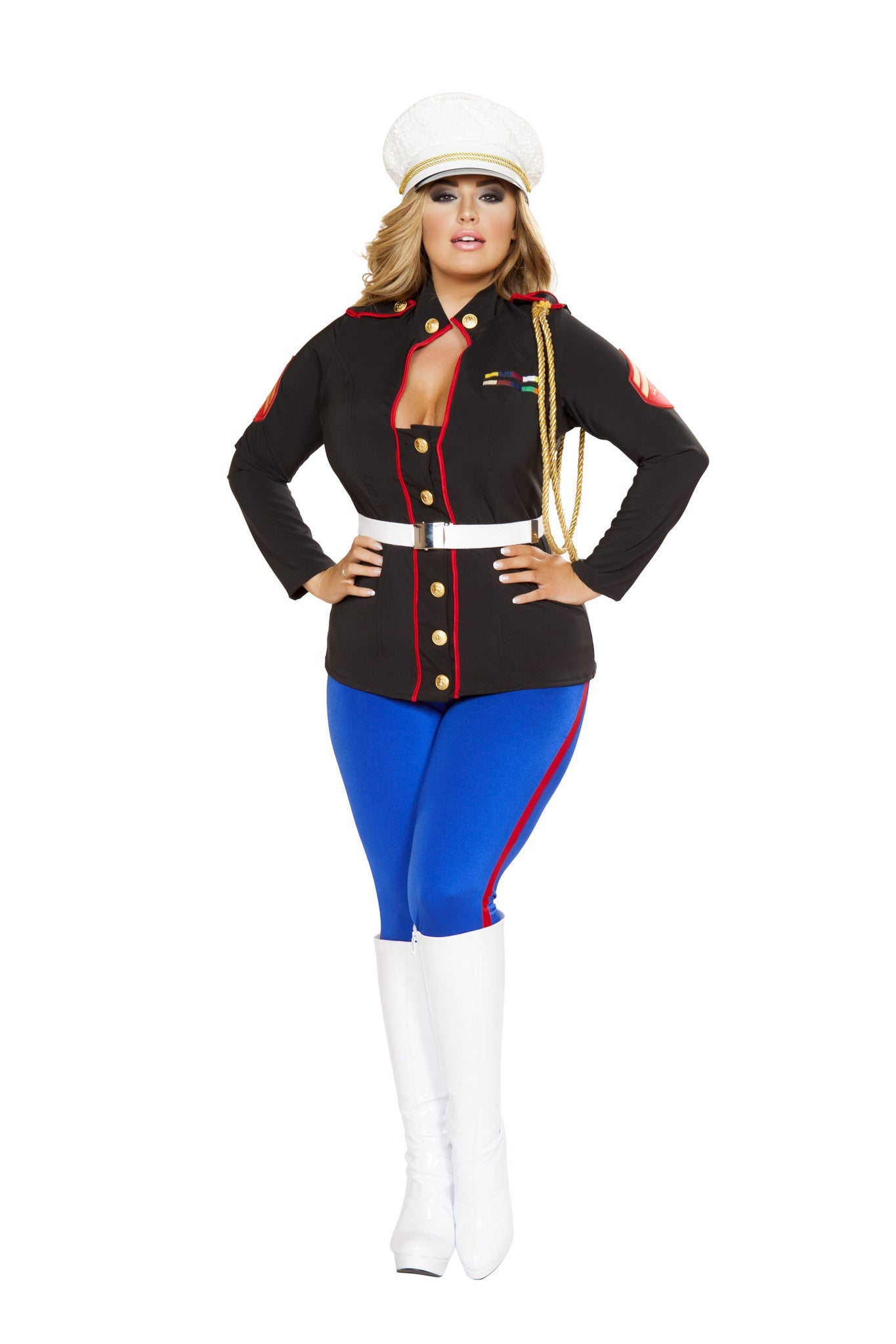 3pc Sexy Marine Corporal Costume