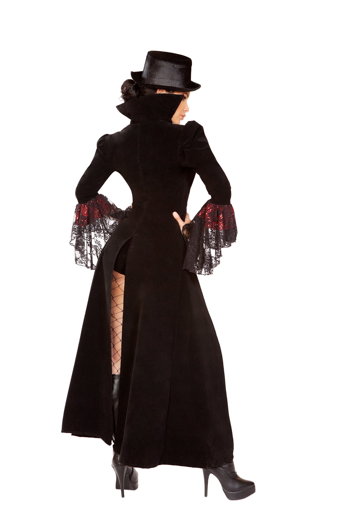 The Lusty Vampire Costume - 4 Piece Set for a Spellbinding Halloween