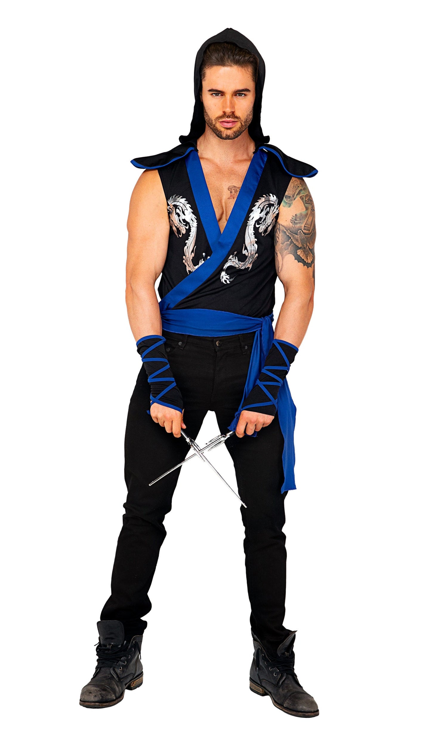 3pc Ninja Warrior Costume - Unleash Your Inner Hero