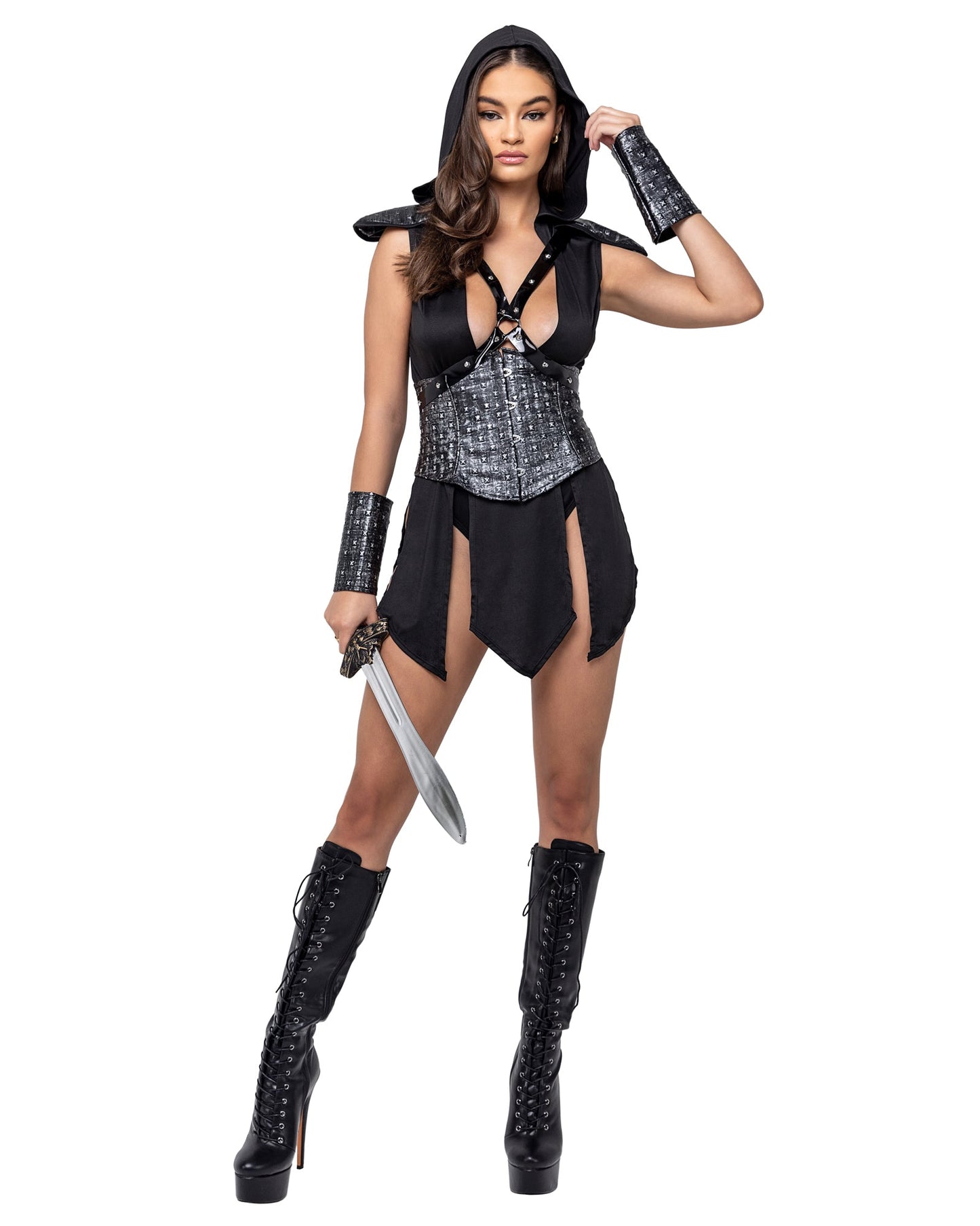 3PC Dungeon Mistress Outfit - Unleash Your Inner Temptress This Halloween