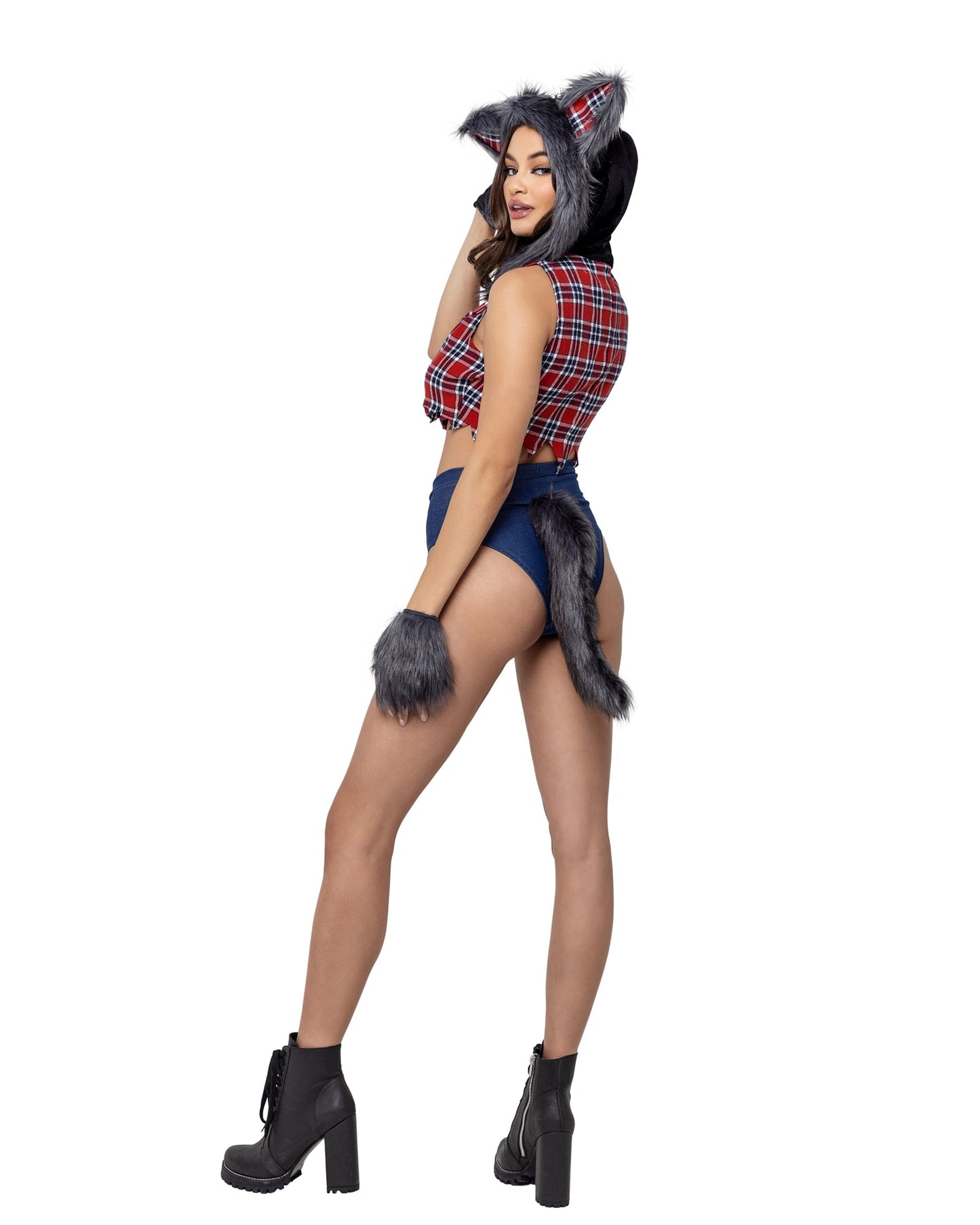 3PC Sultry Shewolf Costume Set