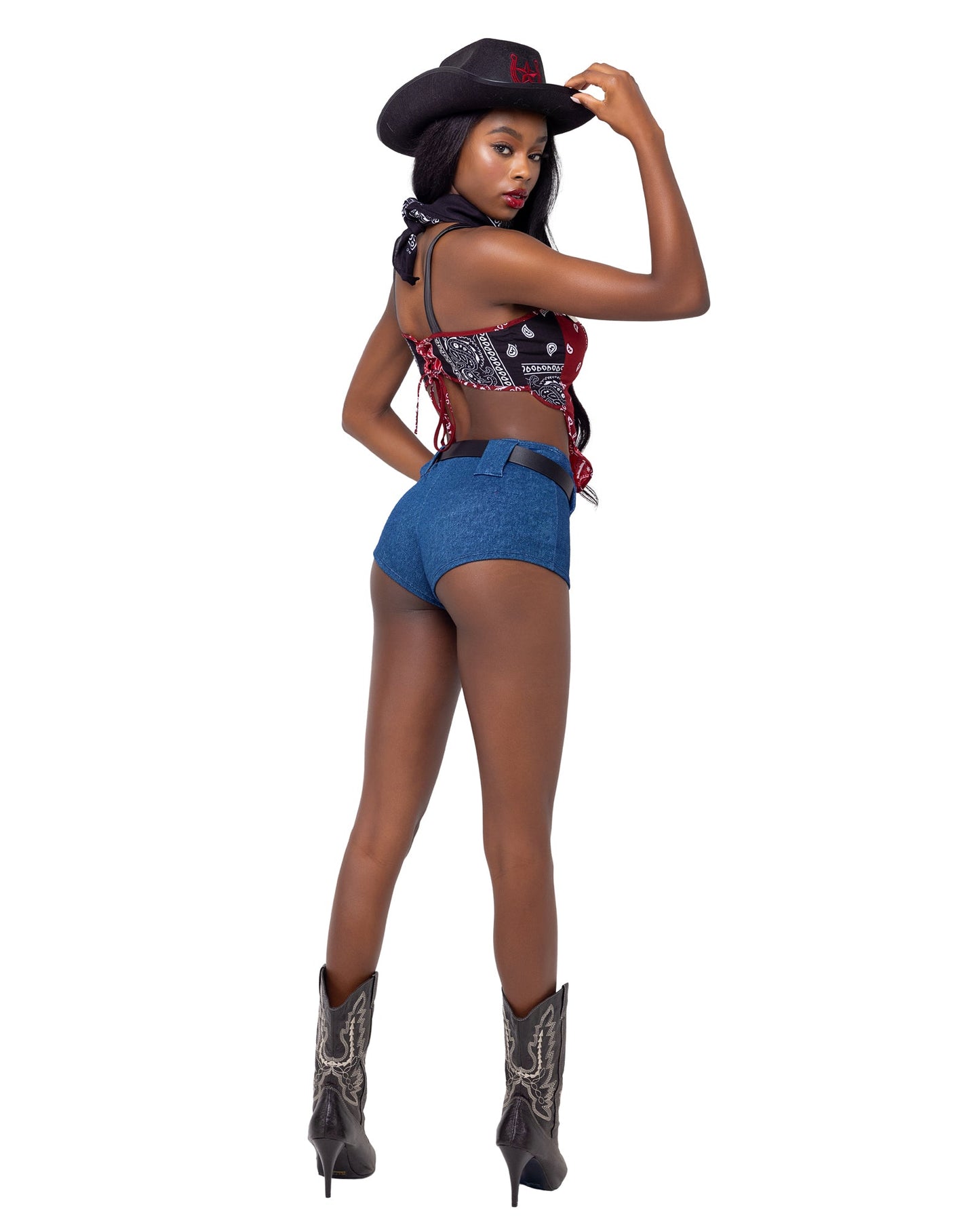 4PC Western Cowgirl Costume