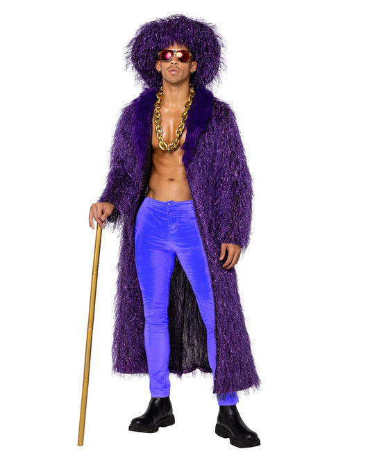 2PC Men’s High-Roller Pimp Costume Set