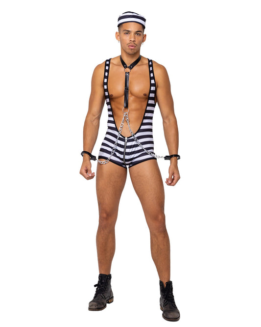 3PC Mens Prisoner of Desire Set - Get Ready for Halloween Fun!