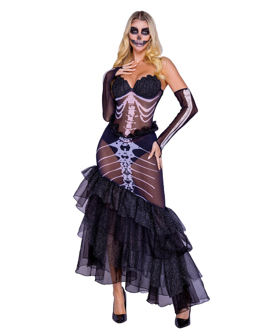 3pc Dark Mermaid Costume Set for Halloween Fun