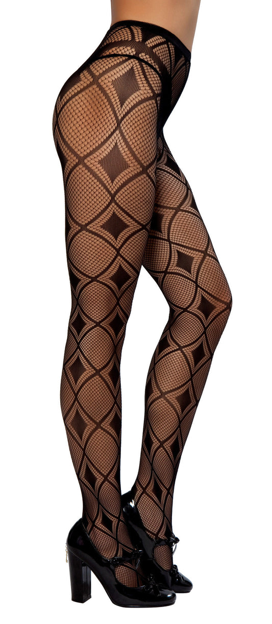 Diamond Print Pantyhose